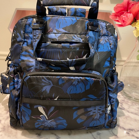 Lug Blue and Black Floral Backpack main image 13